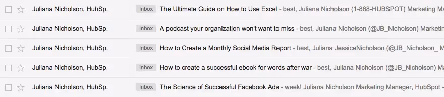 Hubspot personalized email signature