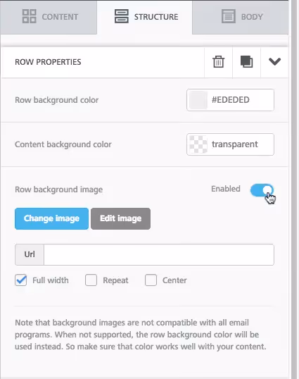 BEE tool email background images