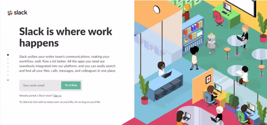 landing page example