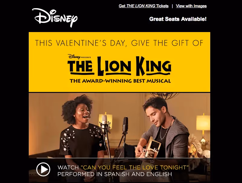 Disney video content block