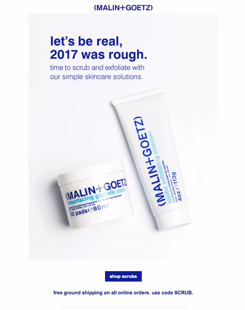 winter email campaigns