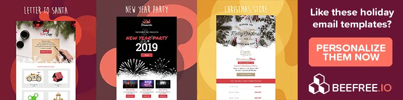 free holiday email templates