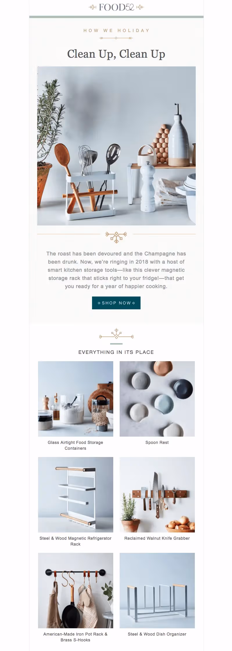 winter email campaigns