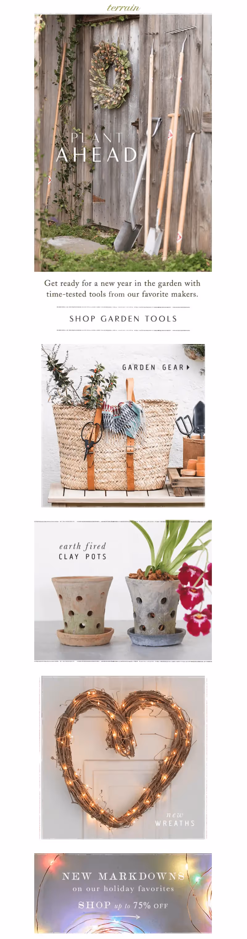 winter email campaigns