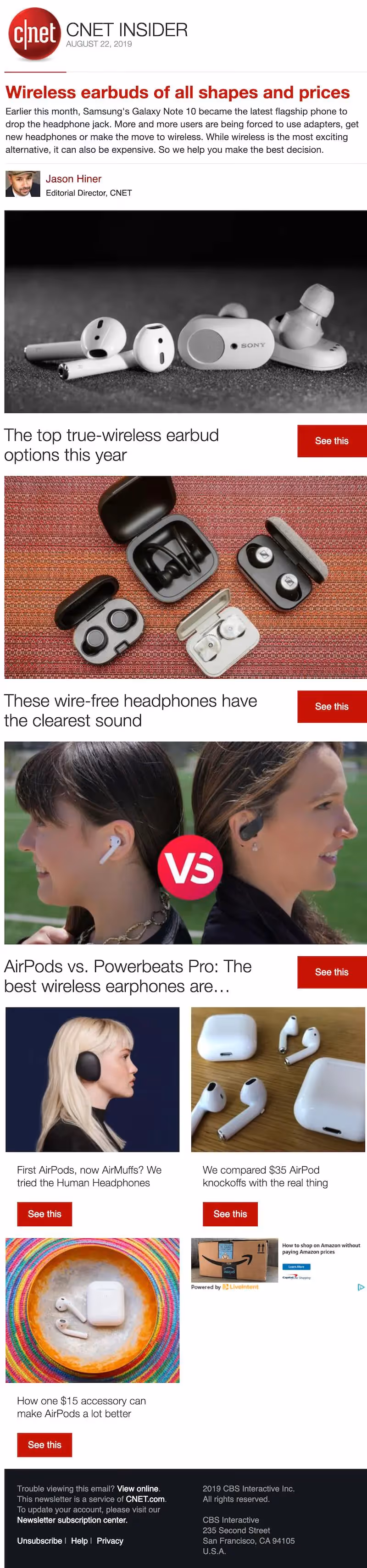 advertising in email