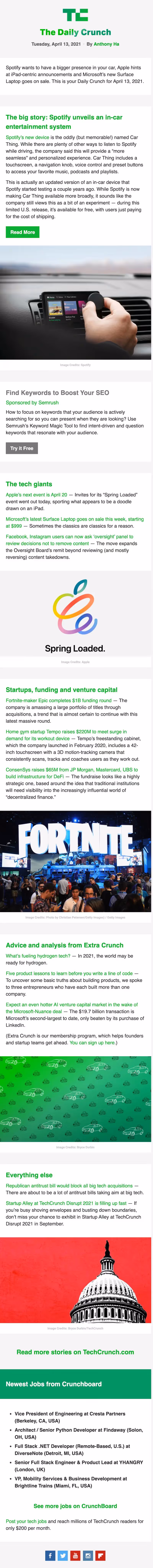 sponsored email example