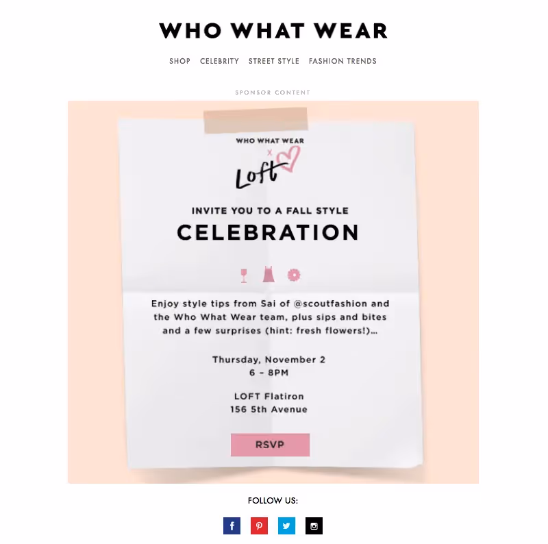 Event Invitation Emails