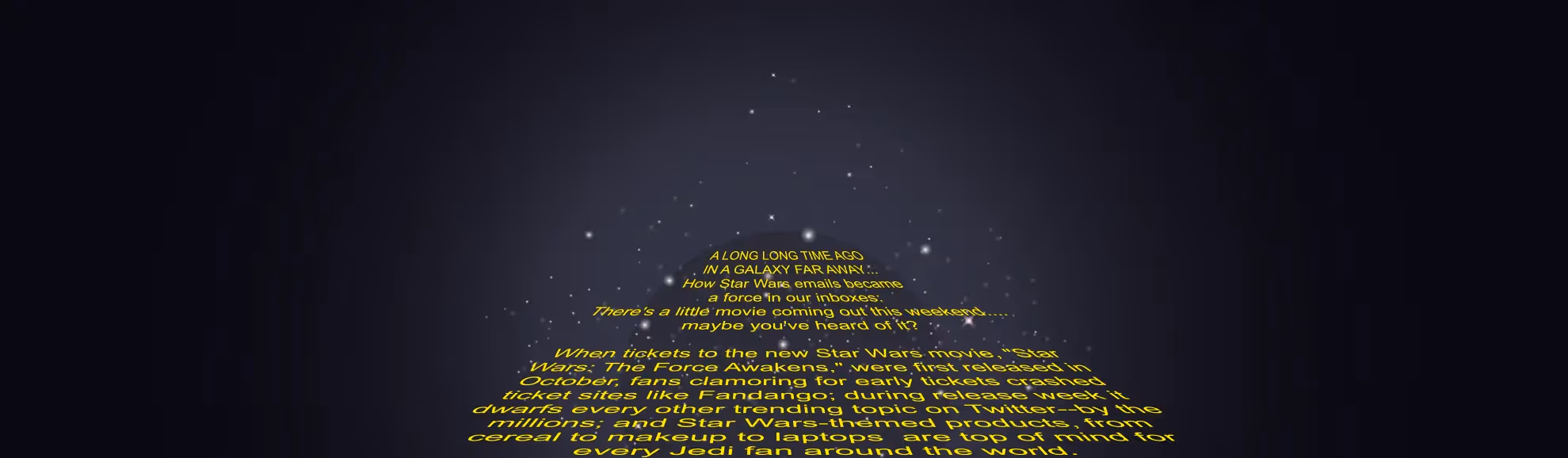How Star Wars emails became a force in our inboxes