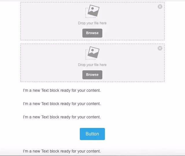 create your own email template