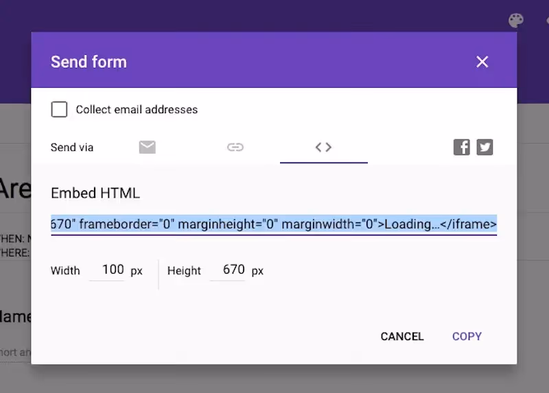 html email