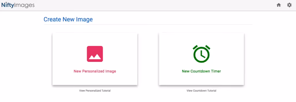 niftyimages personalized images in email