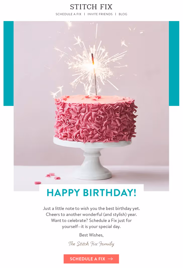 stitch fix personalized images in email