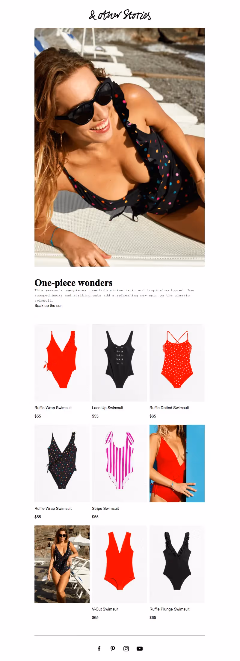 & Other Stories vacation emails