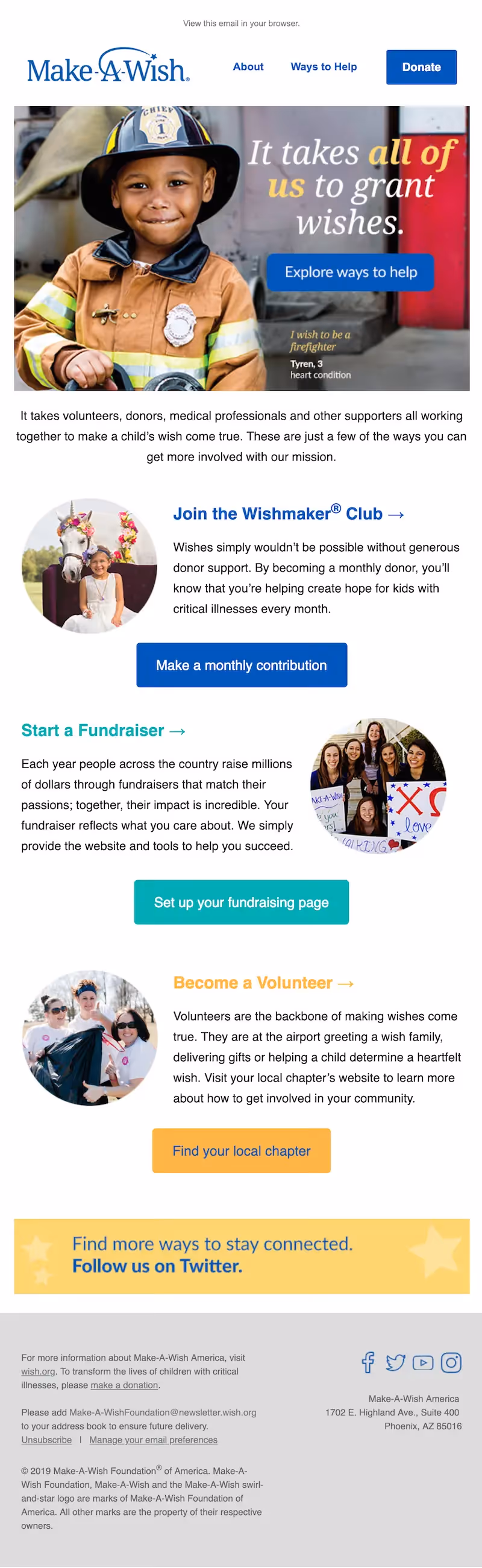 nonprofit email imagery