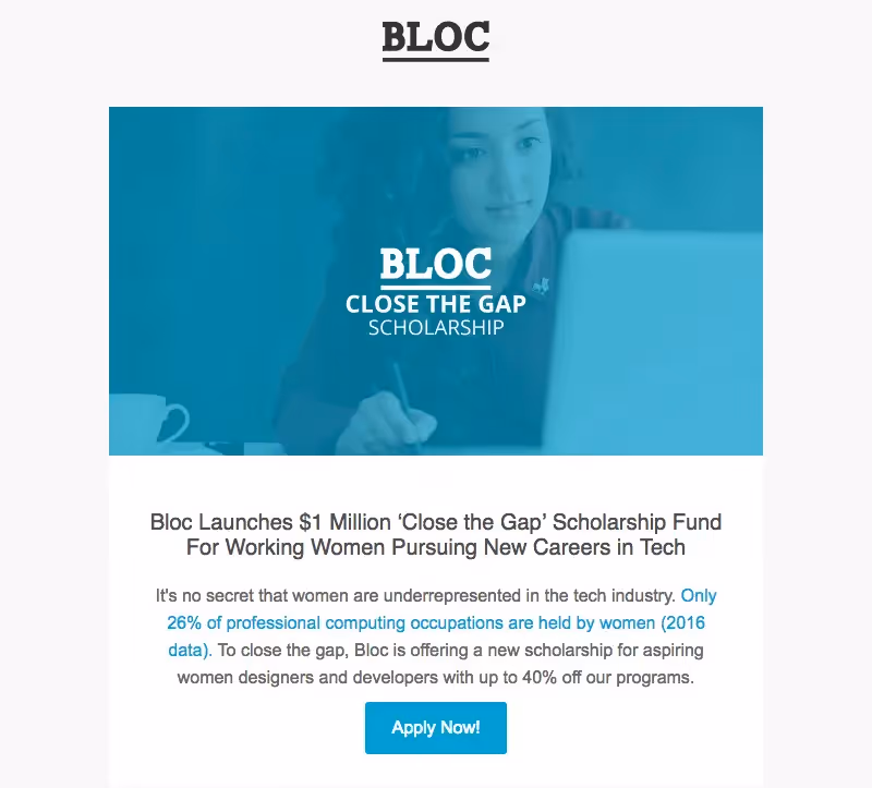 bloc online education emails