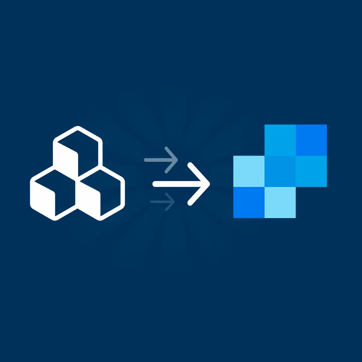 Illustration of BEE logo with arrows pointing to SendGrid logo, representing tutorial on connecting BEE Pro with SendGrid.