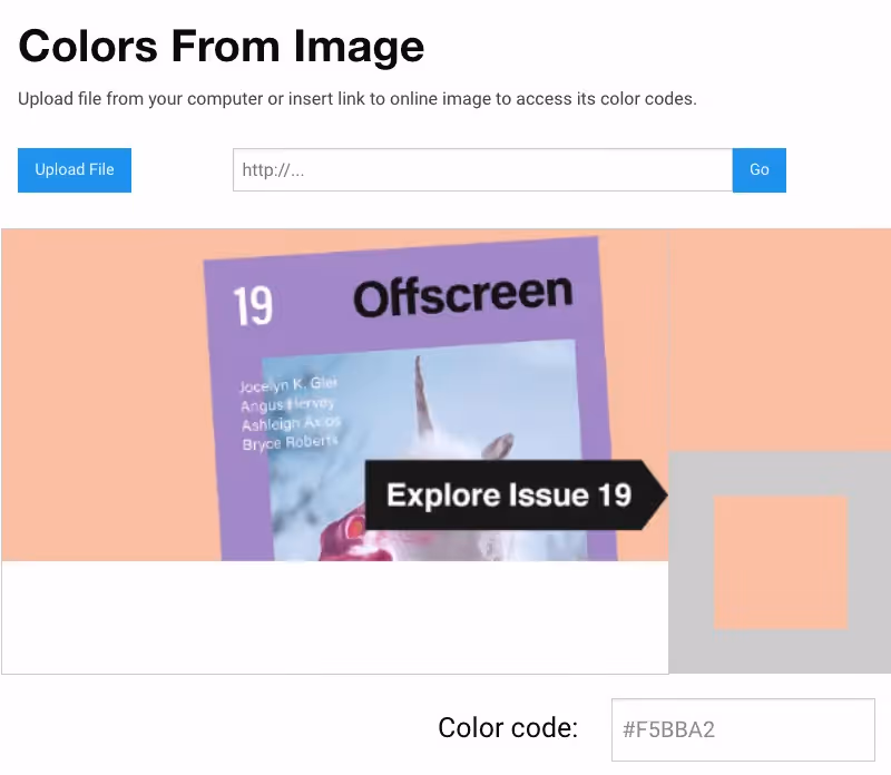color blocking email
