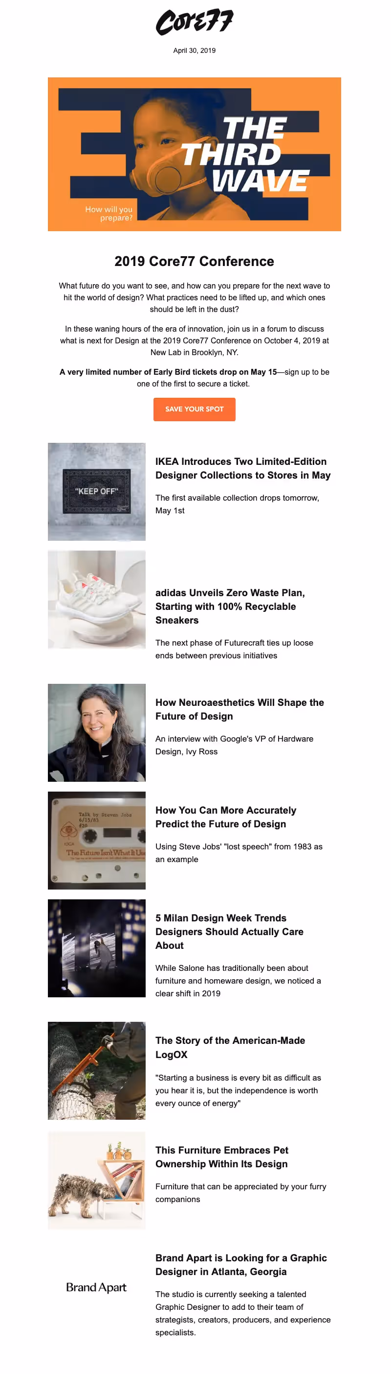 newsletter format