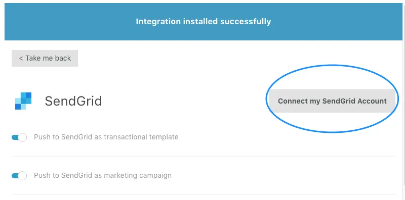 BEE SendGrid connector