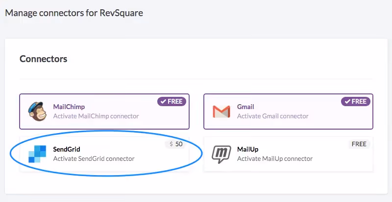 BEE SendGrid connector