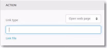 adding link in button in a step-by-step guide in the BEE editor