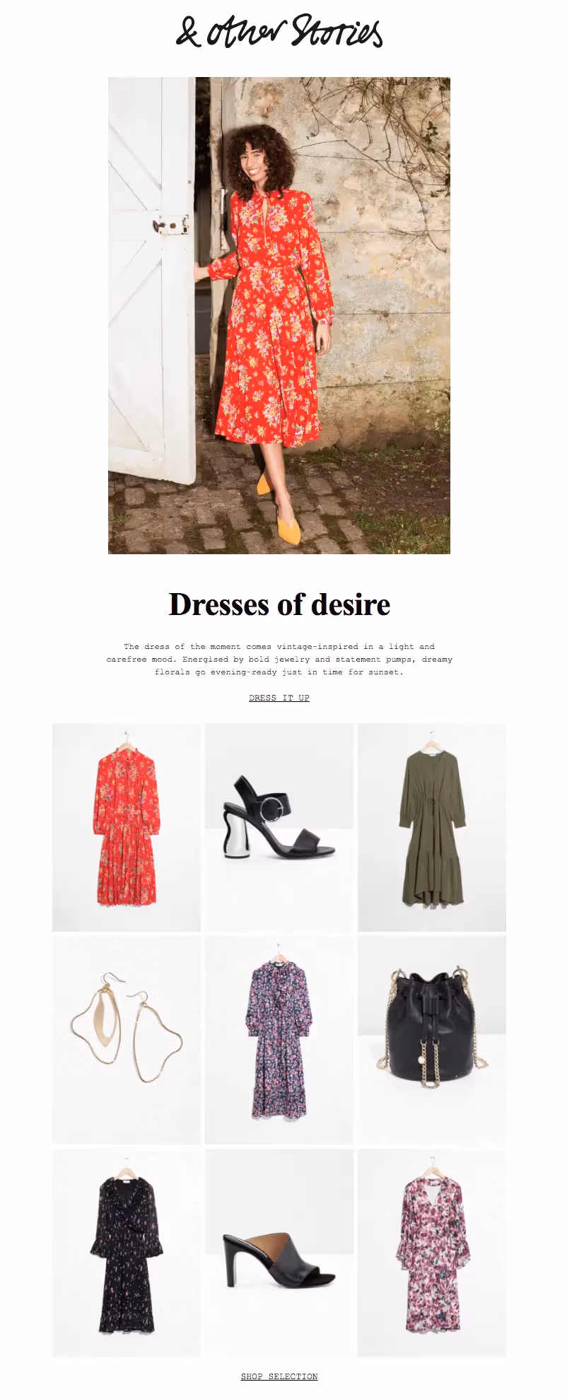 & Other Stories email example