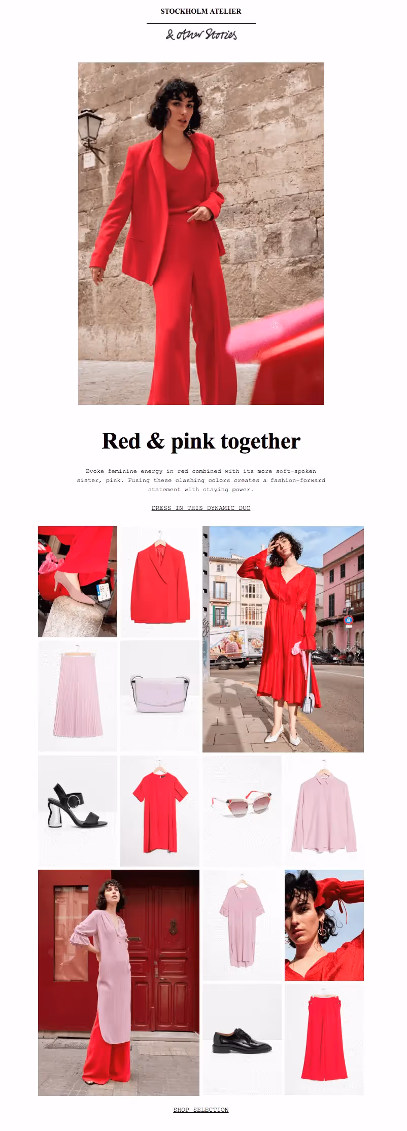 & Other Stories example email for grids tutorial
