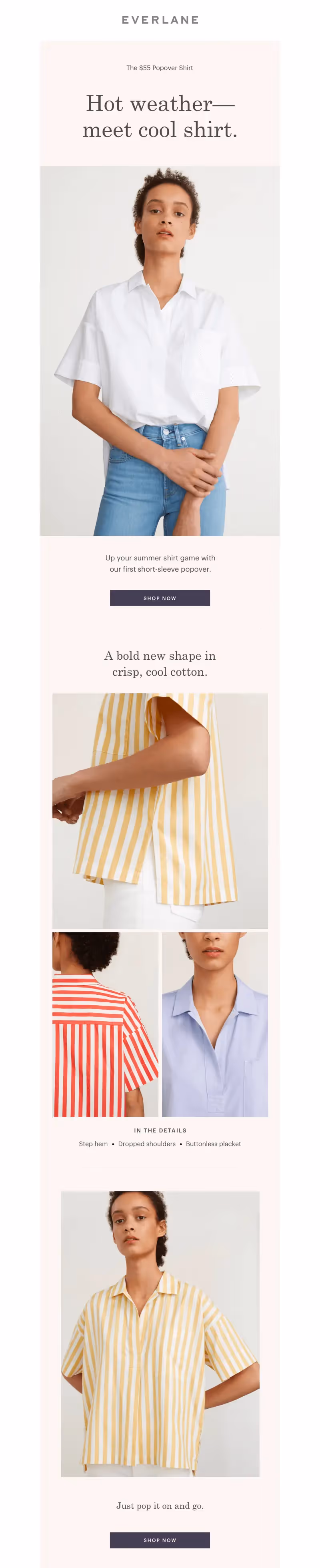 everlane summer sales emails