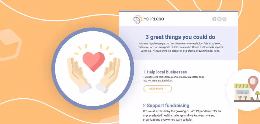 Fundraising Emails to Help Those Struggling During the Pandemic