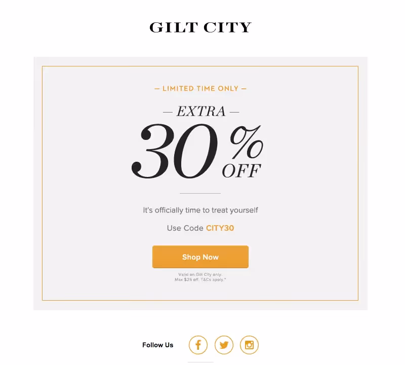 gilt city autumn emails