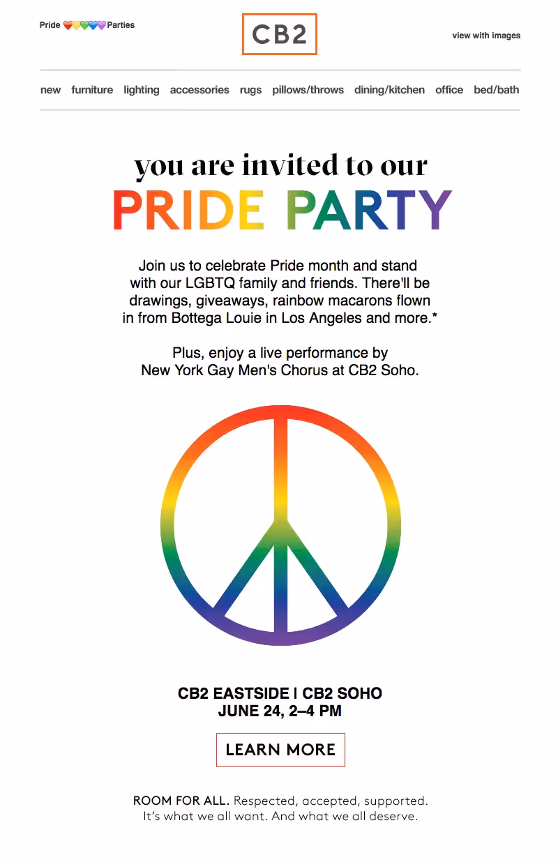 Pride Month Email Designs