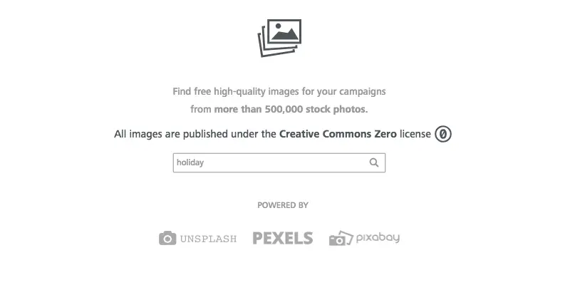 find images for email marketing