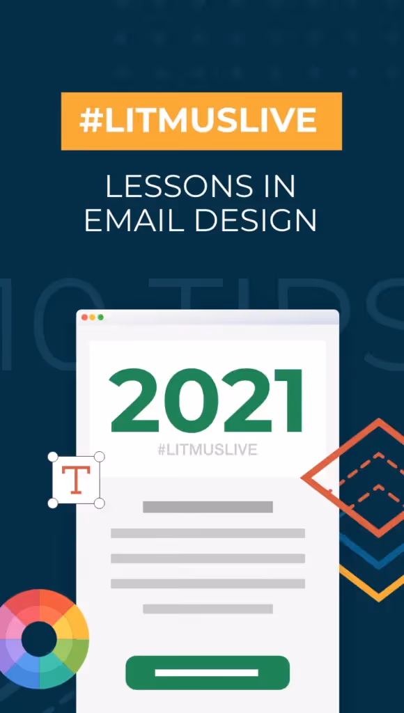 cover of litmus live event with an email and 2021 trends