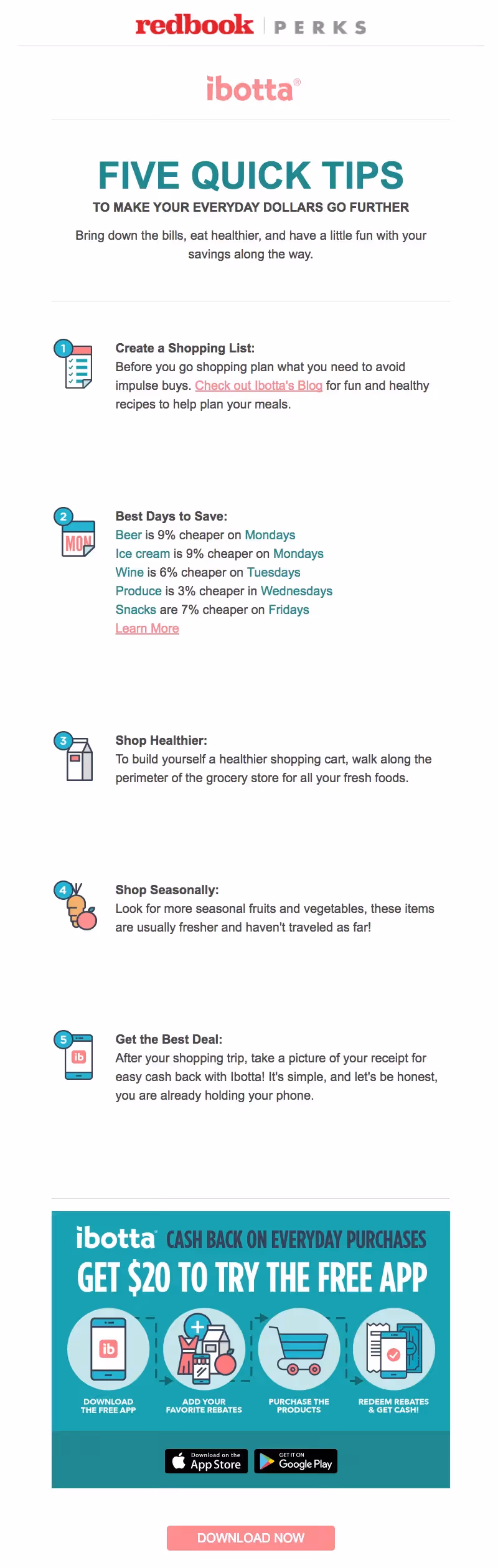 redbook email icons