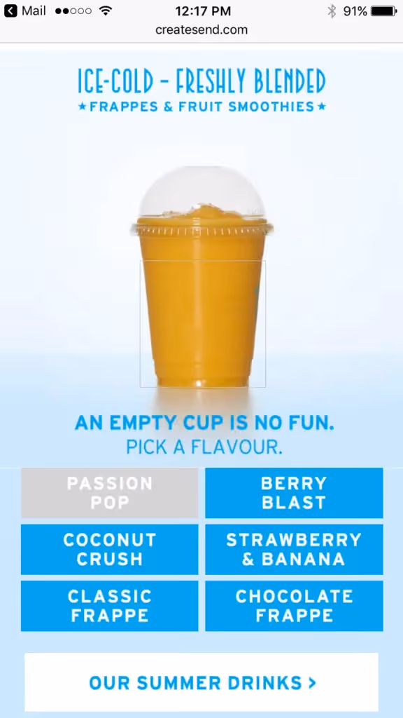Pret Email Interactivity