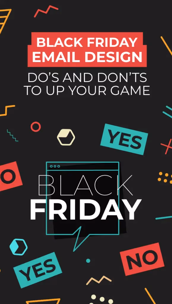 black friday cover with a black background