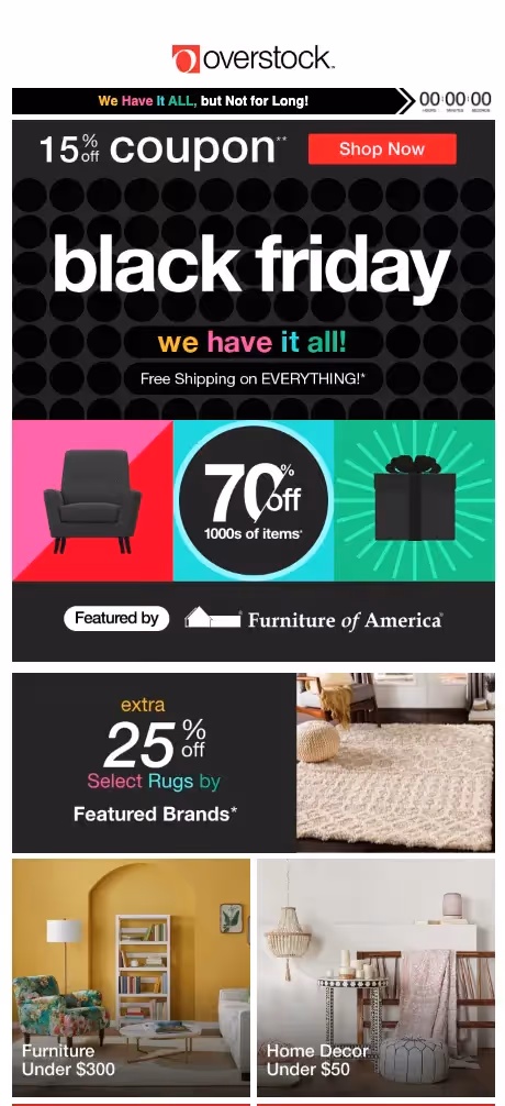 overstock black friday email example