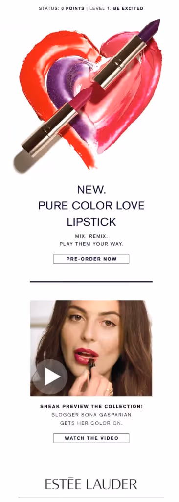 Estee Lauder Valentine's Day Email GIFs