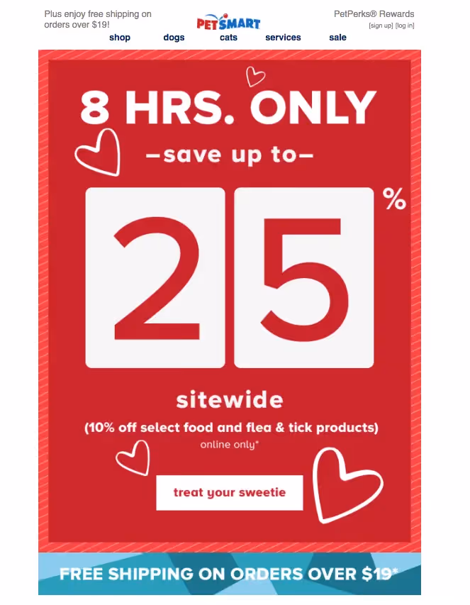 Petsmart Valentine's Day Email GIFs