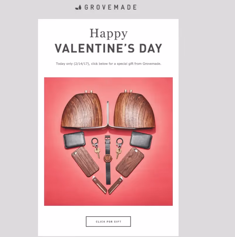 Grovemade Valentine's Day Email GIFs