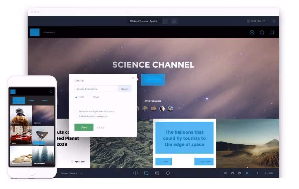 InVision email design tools