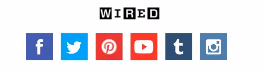 wired social media icons youtube
