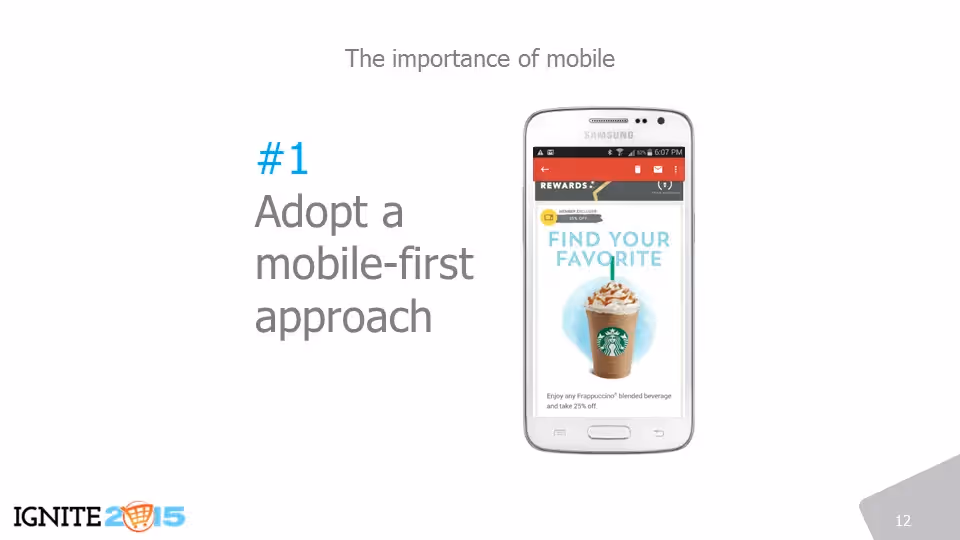 Adopt a mobile-first approach