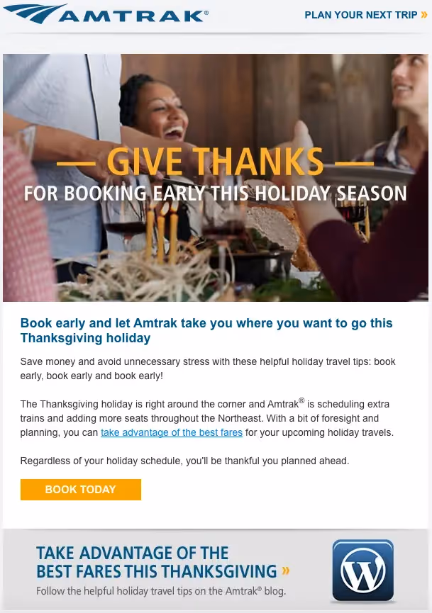 Have a single focus example email