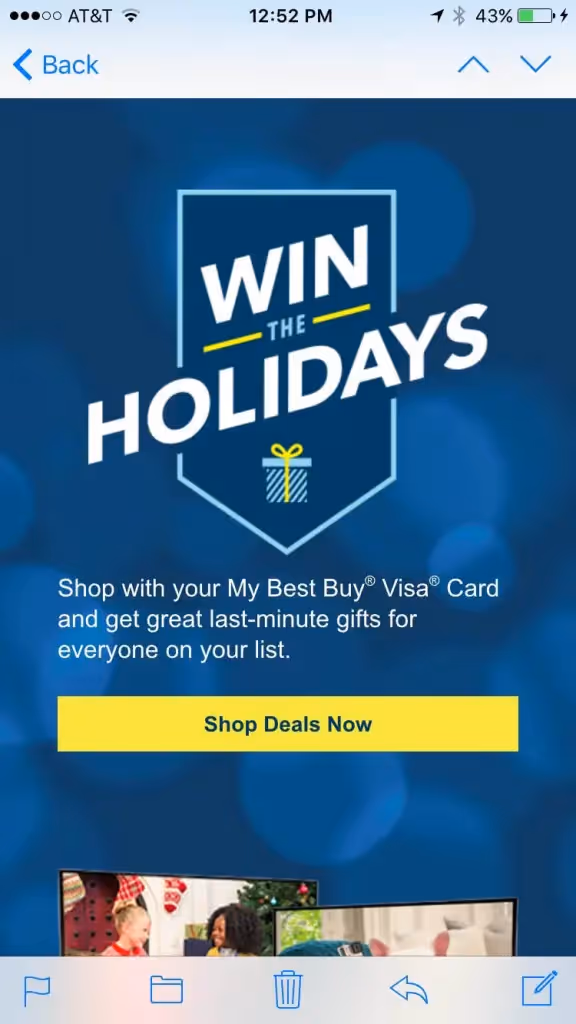 responsive email design best buy