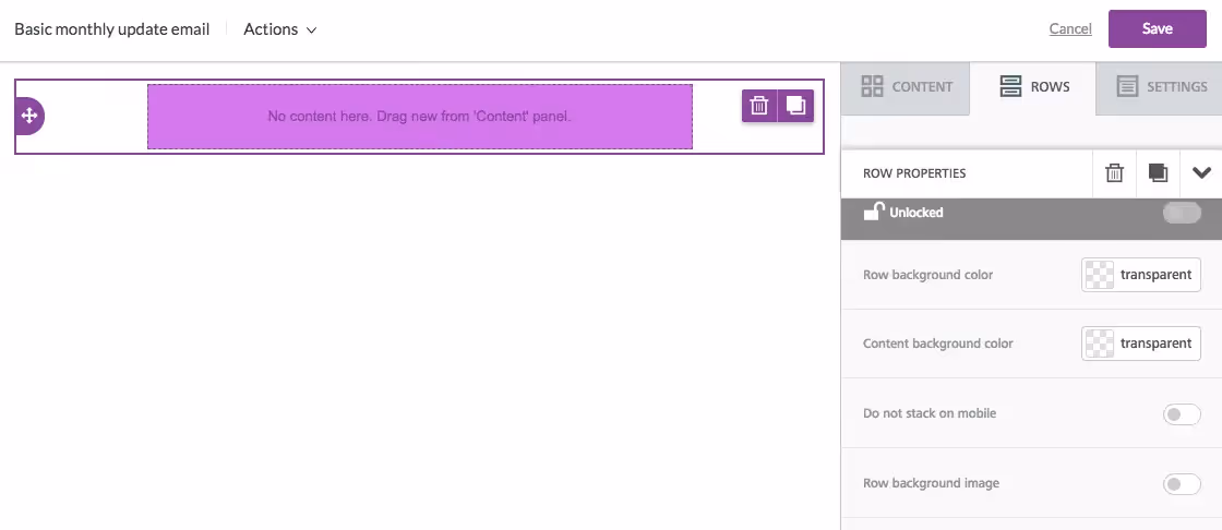 Tutorial: Add a Bulletproof CTA Button Over an Image: choose an email template