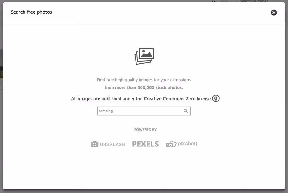 Browse for an image