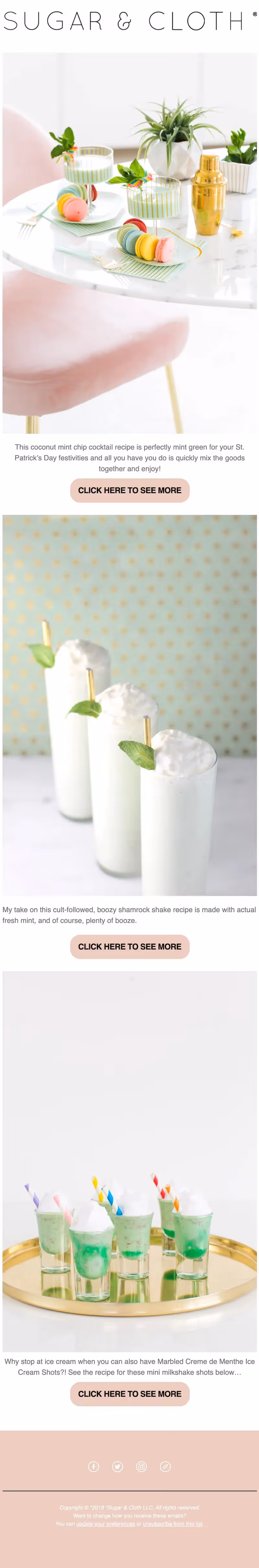 st. patrick's day email marketing