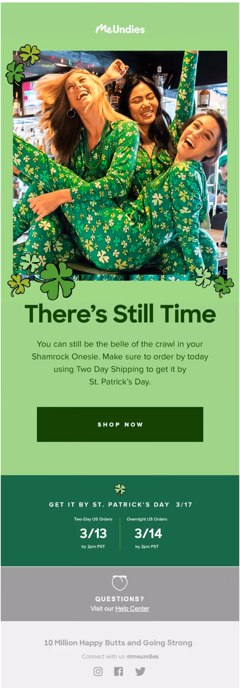 st. patrick's day email