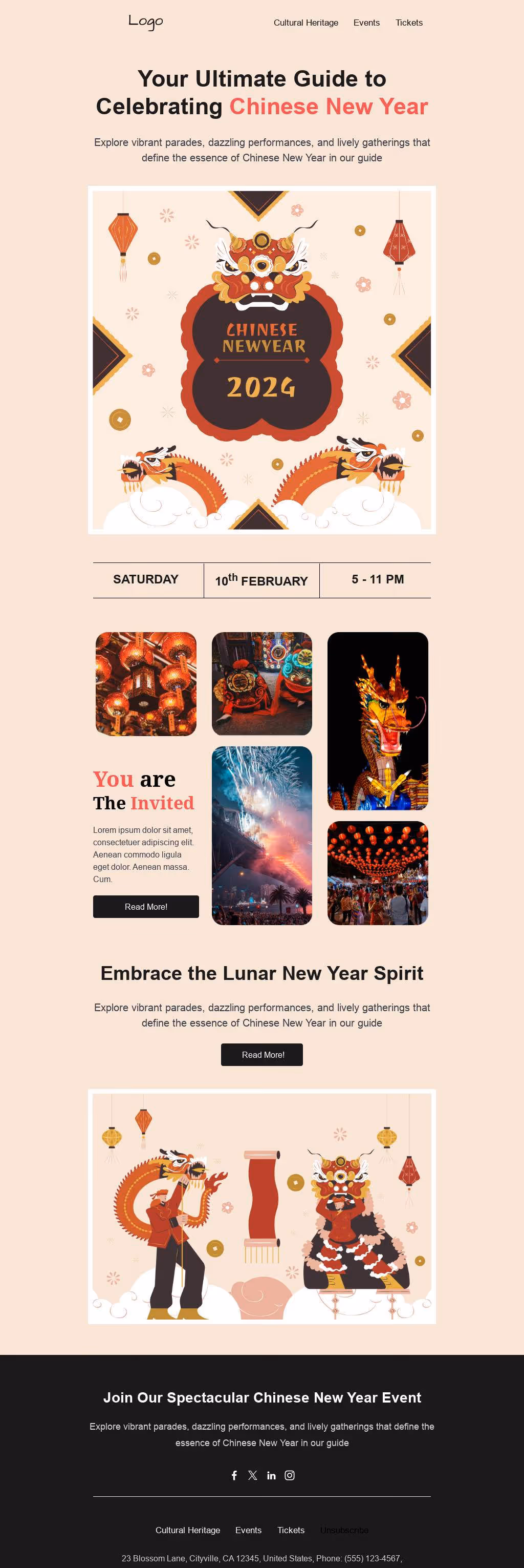 free holiday email templates